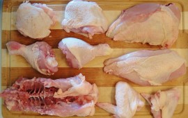 Выход мяса у курицы и других птиц